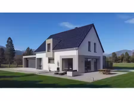 terrain avec maison neuve à vendre