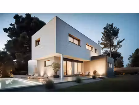 terrain avec maison neuve à vendre