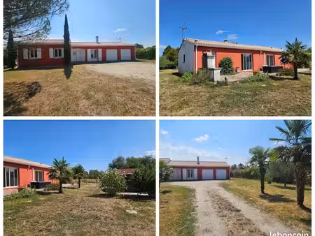 belle maison 120 m2 sur grand terrain arboré - montendre