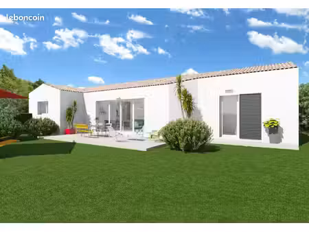 projet de construction d'une maison 3 chambres de 96.73 m² sur un terrain à bâtir de 591 m