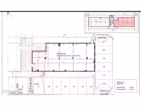 immeuble 1 pièce 140 m²