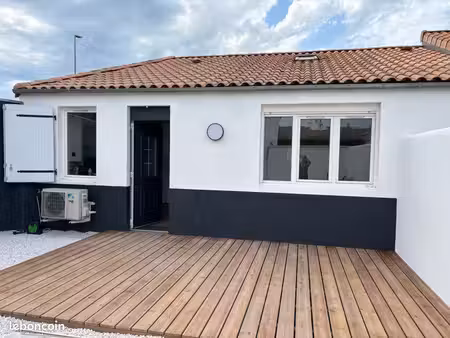 maisonnette 34 m2 rénovée avec jardin - la pallice - location étudiante