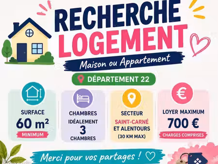 recherche logement département 22