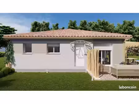 projet de construction d'une maison 93.8 m² avec terrain à mouleydier (24)
