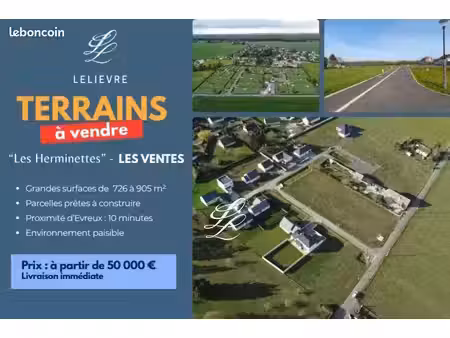 terrain 726 m²