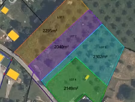 terrain 2040 m² la lande st leger