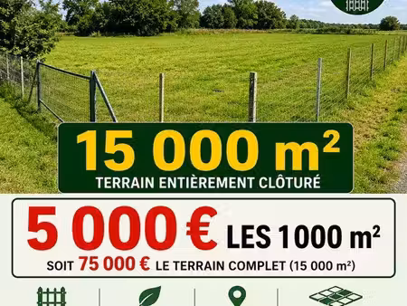 vends terrain cézac