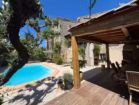 maison de caractère – fin xix ᵉ siècle – 5 chambres possibles – piscine – terrain 393 m ²