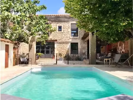 ancien chai rénové - piscine