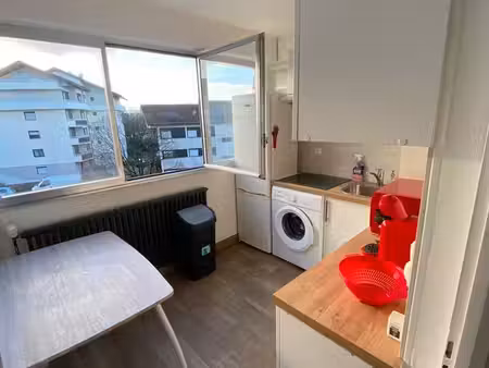 studio t1 bis meublé 30 m² avec vue salève - parking & cave