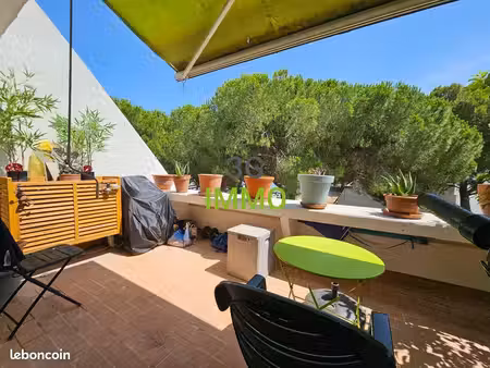 vente | appartement t1 bis | 2p | 1ch | 24.89 m² | la grande-motte | terrasse