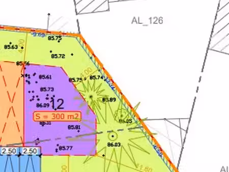 terrain 300 m² le triadou