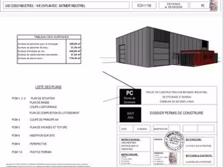 à louer – local d'activités neuf de 398 m² ou 2 x 199m² – zac ségla – seysses (31600)