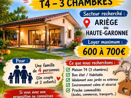 recherche maison avec jardin
