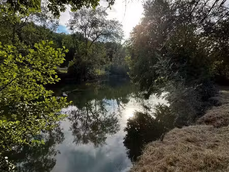 coup de pêche / prairie au bord que l’indre