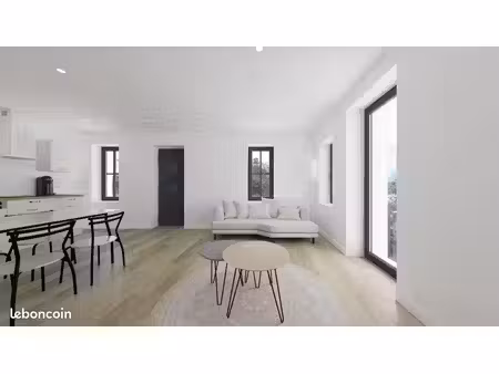 maison t3 duplex 69 m² – jardin + 2 parkings – la côte-saint-andré – 185 000