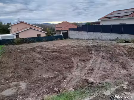 terrain constructible à vendre 373m²
