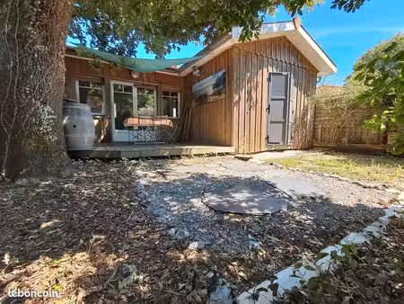 charmante maison bois 3p jardin quartier meyran