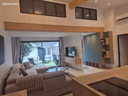 maison d'architecte de plain-pied 105m2 habitable + 22m2 mezzanine  construction 2022