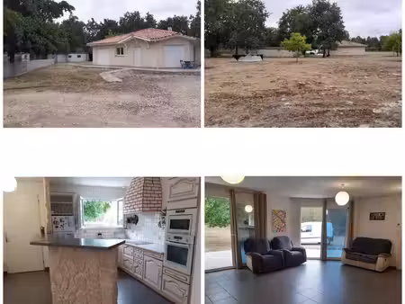 maison moderne 100m2 grand terrain proche océan