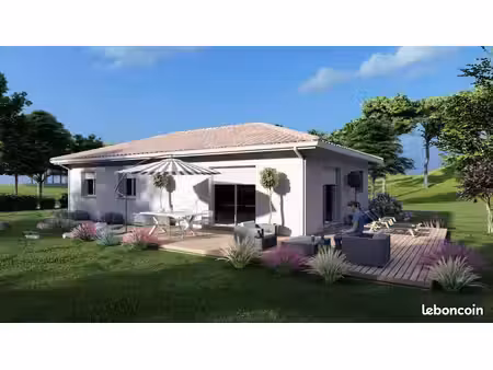 projet de construction d'une maison 88 m² avec terrain à vielle-saint-girons (40)