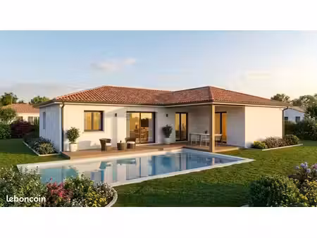projet de construction d'une maison 93 m² avec terrain à vielle-saint-girons (40)