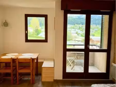 studio 25 m² à louer – le nid alpin – disponible dès le 23 septembre