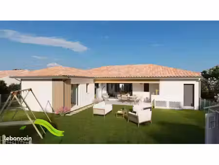 projet de construction d'une maison 97 m² avec terrain à vielle-saint-girons (40)