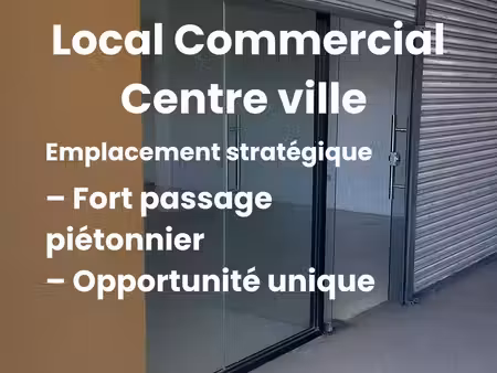 local commercial -la grande motte