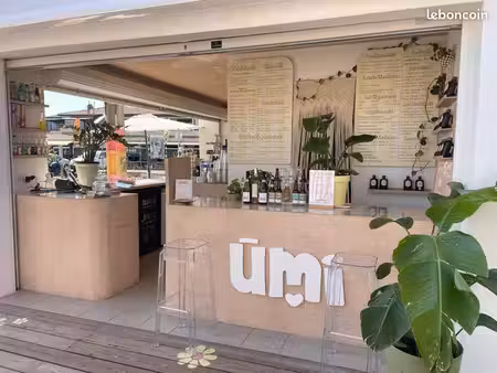 fonds de commerce coffee shop / restauration 30 m² - frontignan plage