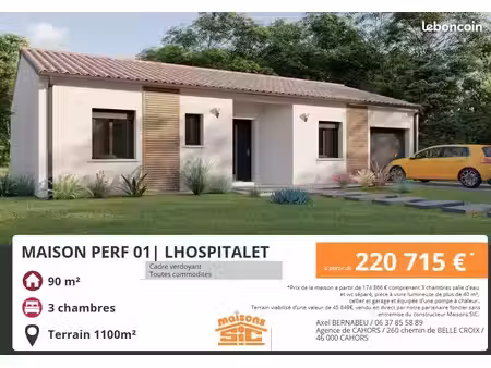 maison 4 pièces 90 m²