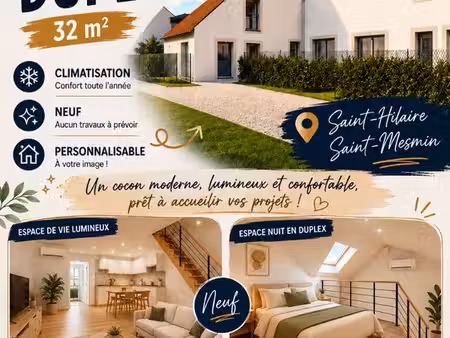 t2 duplex en cours de rénovation globale