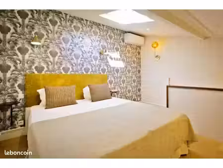 beau t2 meublé de 20 m² carrez (25 m² au sol) en duplex à 300m de la gare saint-jean – rue