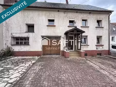 vente maison 6 pièces 117 m² à blies-ebersing (57200)  58 000 €