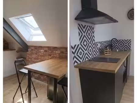 charmant studio meublé sous combles – très lumineux & tout équipé