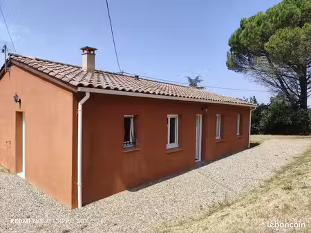maison de plain-pied jolie vue dégagée