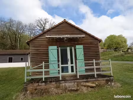 chalet bois à vendre