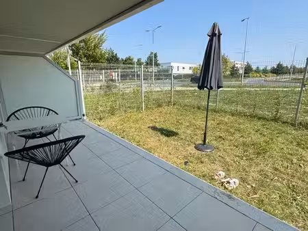 bezannes — superbe t2 récent (2024) avec jardin  terrasse & parking