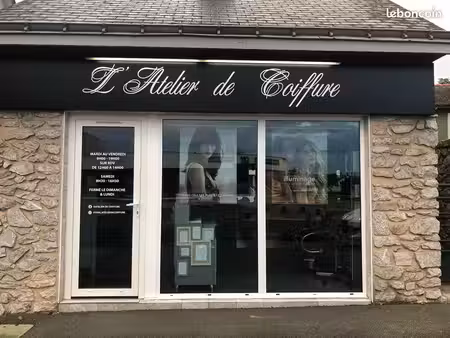 salon de coiffure – fonds de commerce à vendre – durtal centre-ville