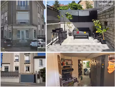 appartement t2 lumineux de 62 m² + 30 m² de garage et sous-sol