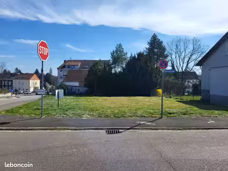 a vendre terrain constructible en frontière allemande