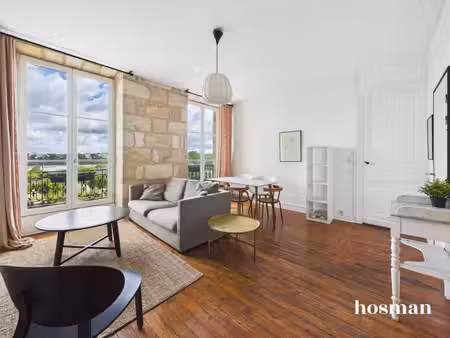magnifique appartement t2 de 56 m² avec vue dégagée sur les quais – quai sainte-croix  bor