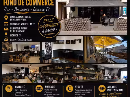 vend fond de commerce