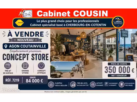 fonds de commerce prêt-à-porter 100 m²