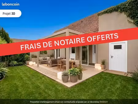 méru : maison 3 pièces 62 m²