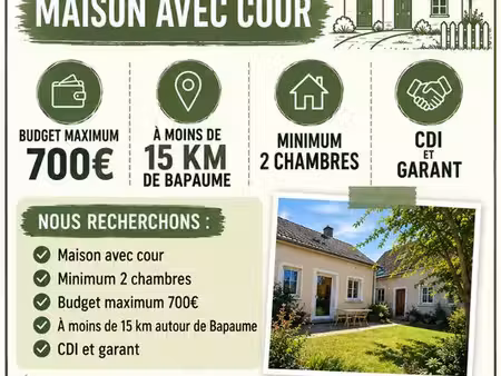 recherche maison a louer