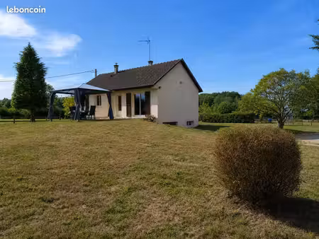 maison de campagne 3 chambres – terrain 2 652 m² – sous-sol total