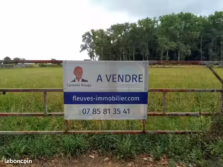 terrain constructible de 1.500 m²