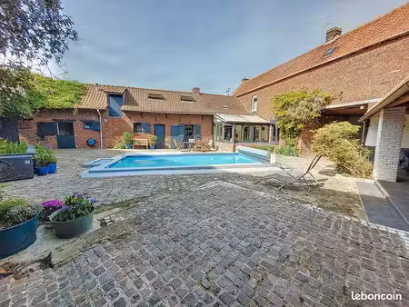 fermette + piscine