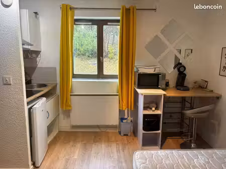 studio meublé 18 m² + parking couvert – font-romeu